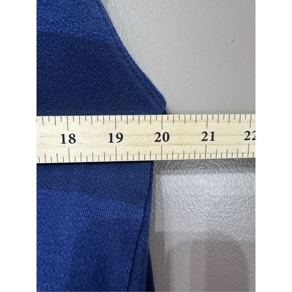 Vintage DC Shoes Blue Rebel Stripe Men's Hoodie Sweatshirt Medium - Picture 7 of 10